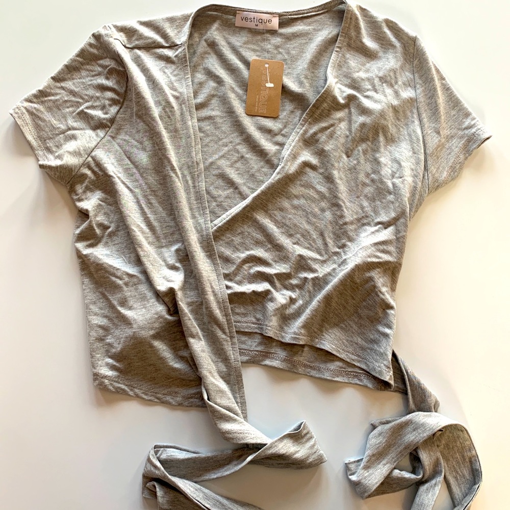 Crossover crop top